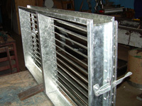 rejilla descarga con dumper