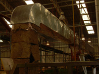 montaje ducto con aislacion de lana de vidrio